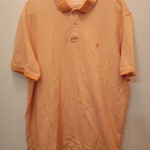 Izod Mens Orange Polo Shirt Size XL